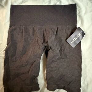 NikkiFONT Black High-Waisted Shorts Medium